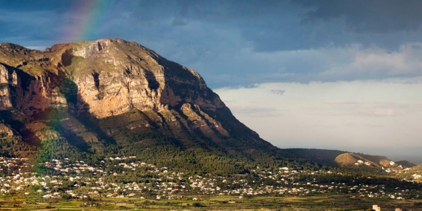 Montgó mountain near Pedreguer Costa Blanca