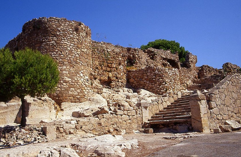 Historic ruins near Dénia Castle on the Costa Blanca