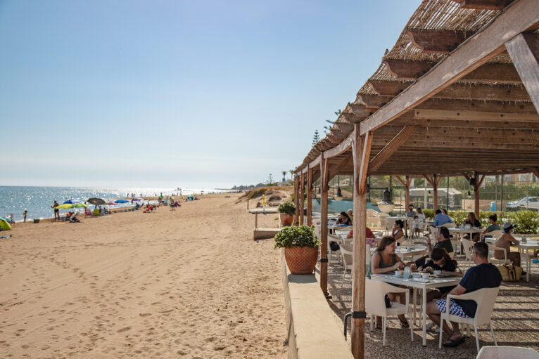 Beachside promenade and restaurant in Dénia on the Costa Blanca