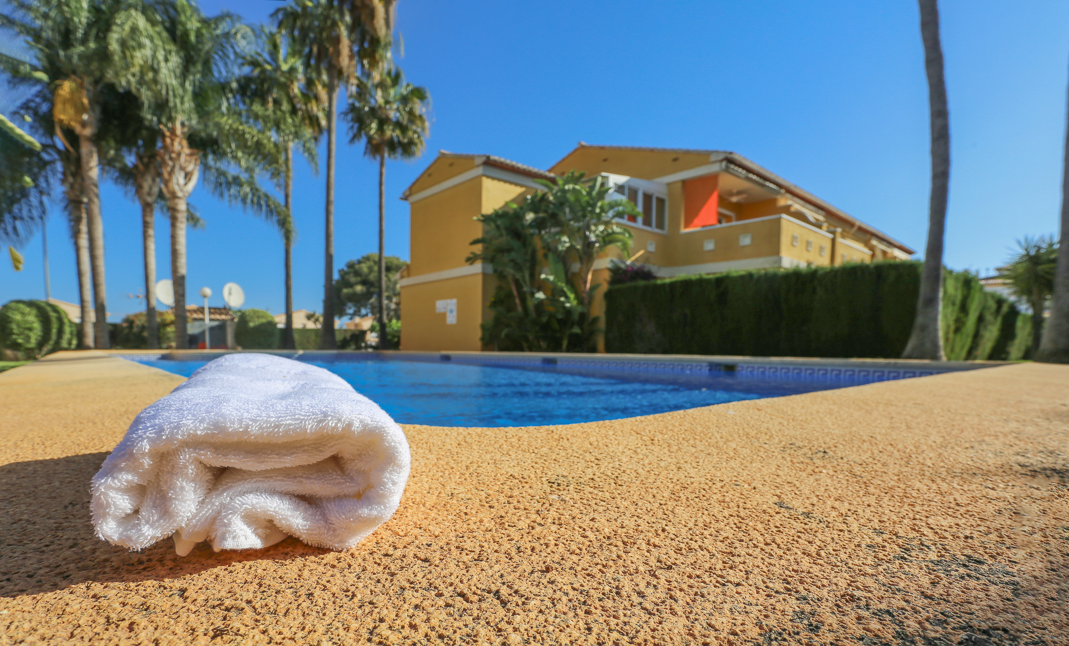 Sandy beach near apartment Alquería Sol in Dénia