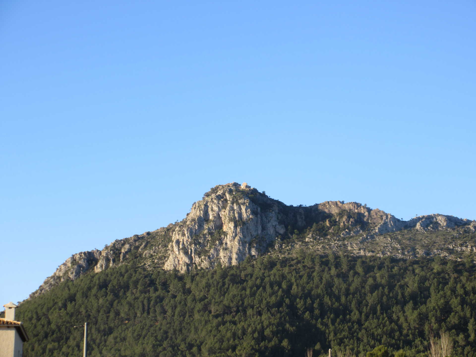Mountain view near Orba in the inland Costa Blanca