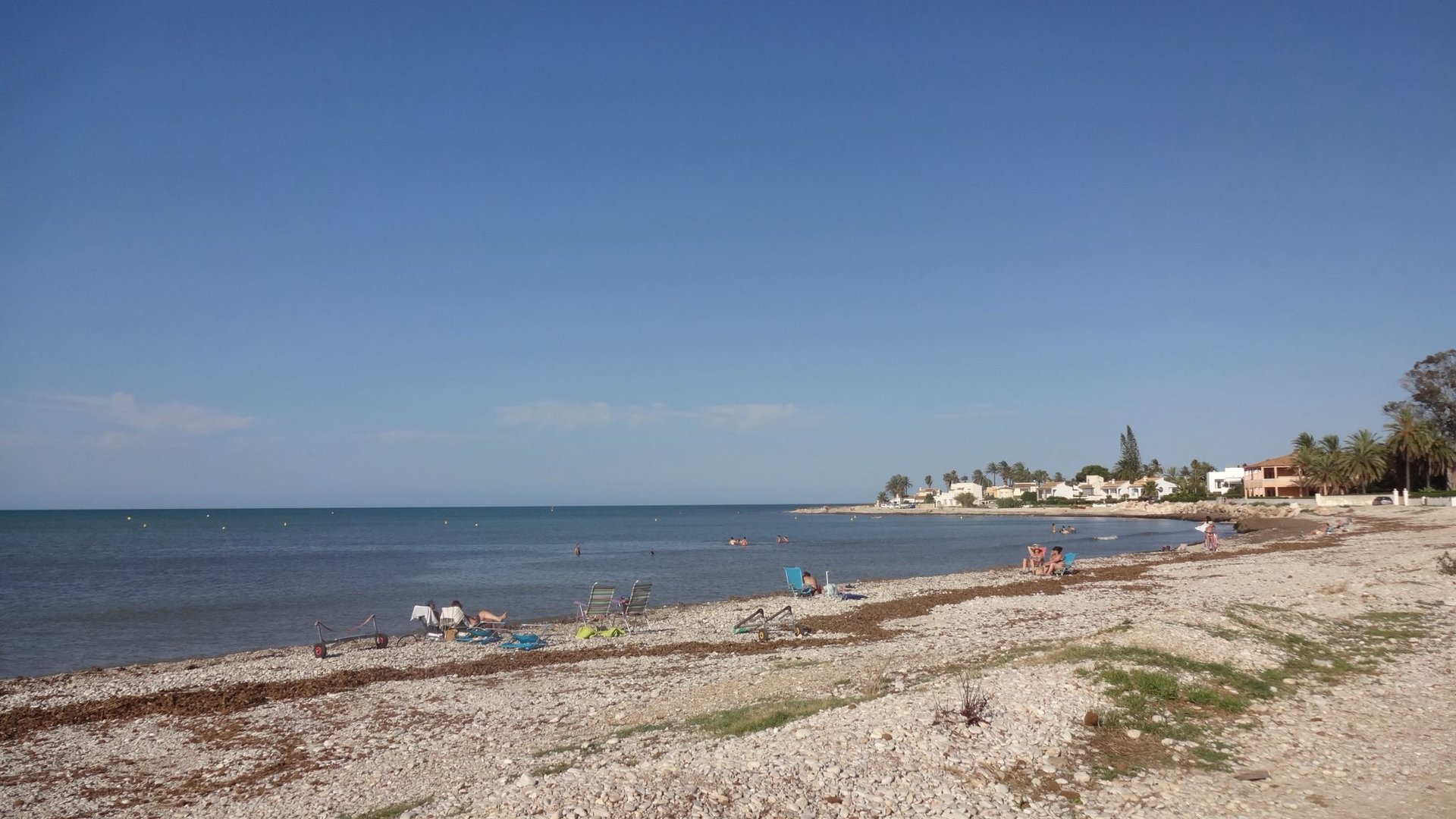 Pebble each sea in Els Poblets on the Costa Blanca