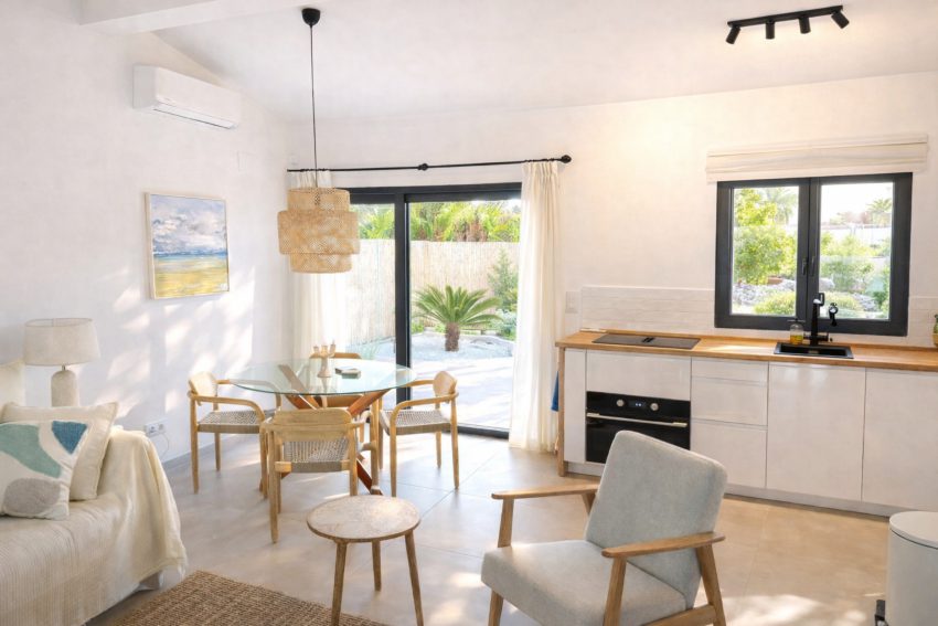 Living room in a holiday villa in Els Poblets, Costa Blanca