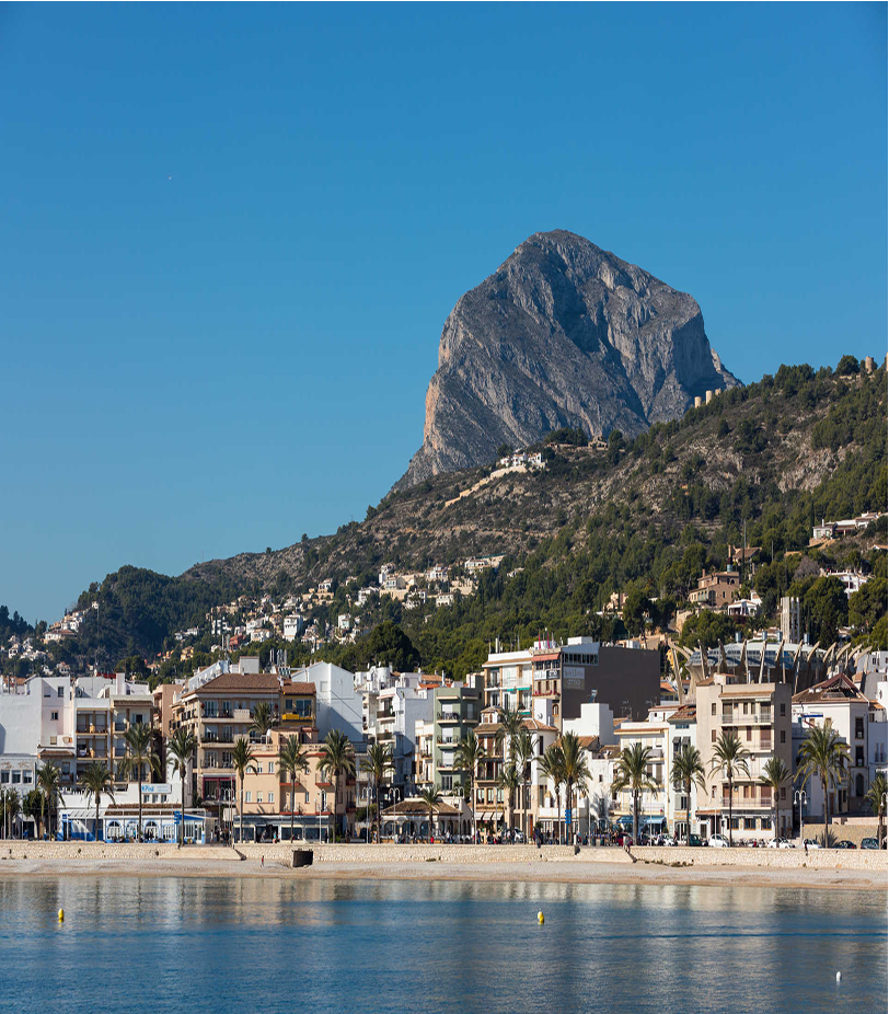Coast Javea on the Costa Blanca North