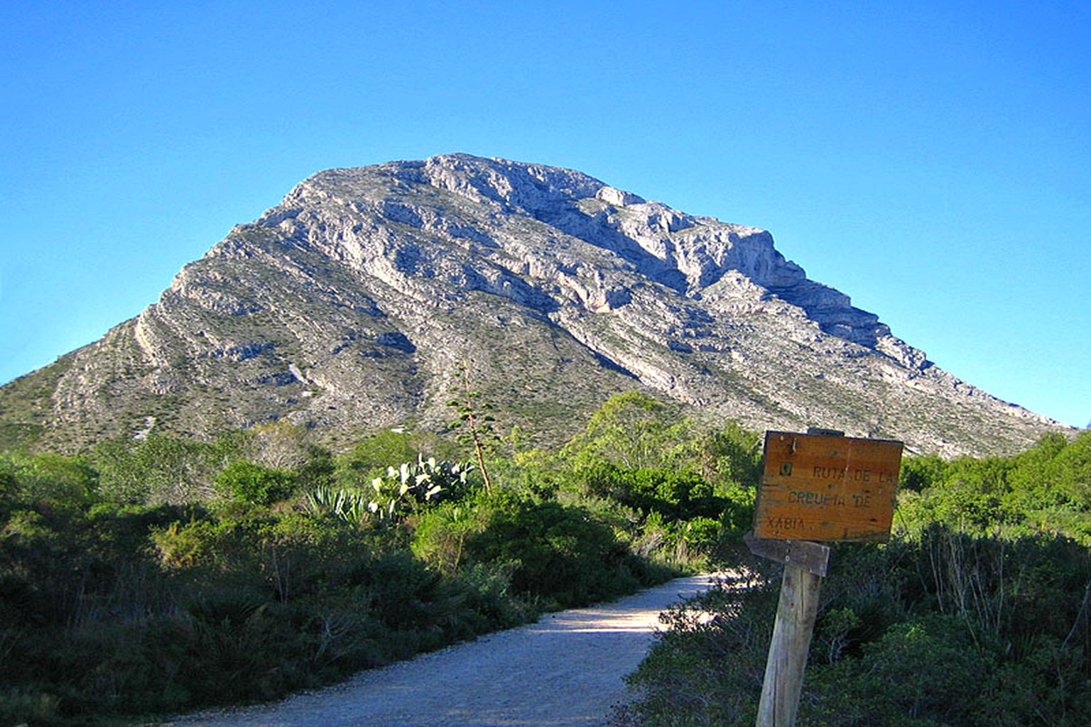 Montgó Natural Park in the Costa Blanca North