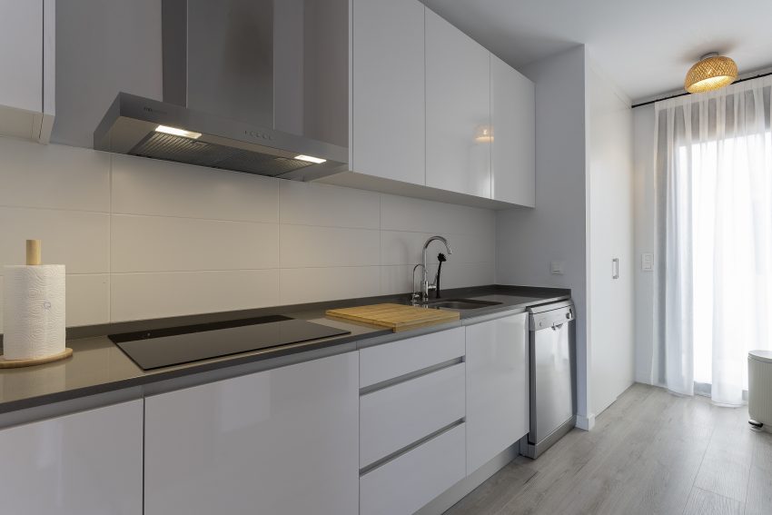 Modern kitchen of Casa Valys villa