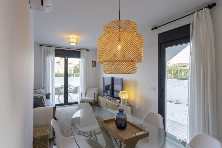 Dining area of holiday rental in Els Poblets