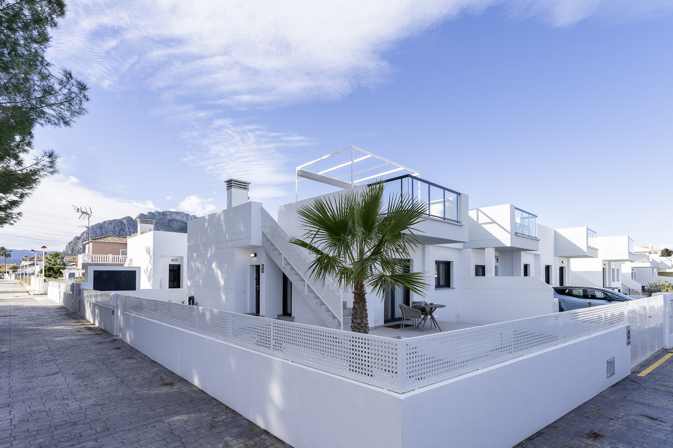 Holiday rental in Els Poblets terrace view